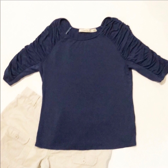 Liberty Love Tops - Navy Blue Liberty Love Shirt